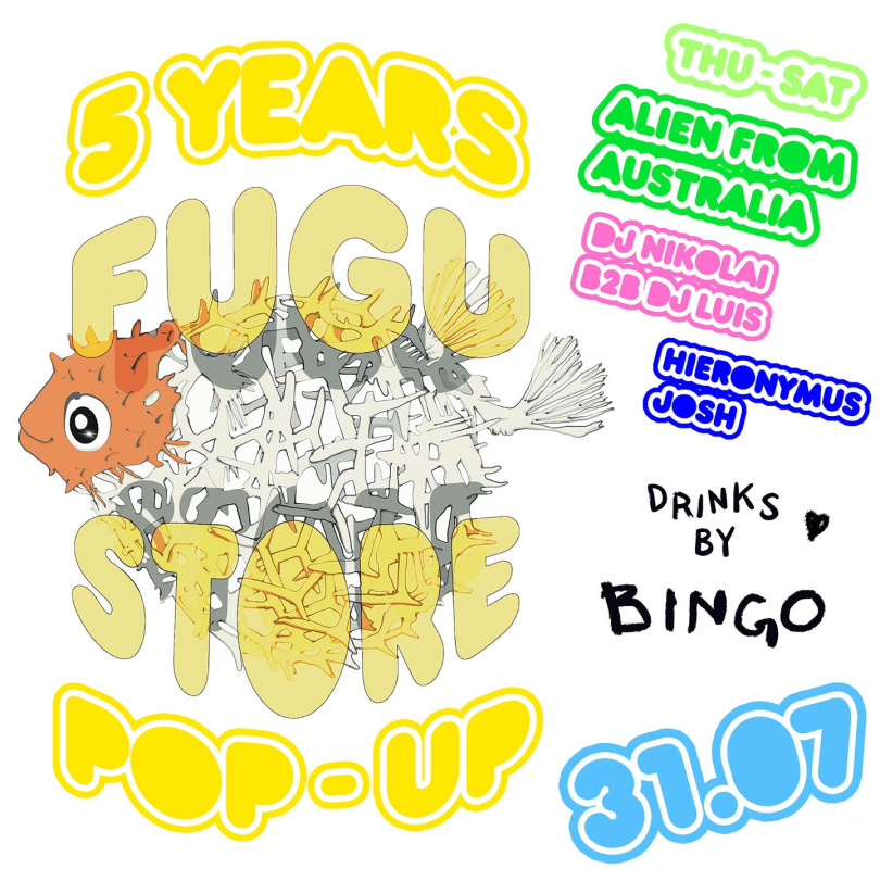 five years fugu anniversary at bingo