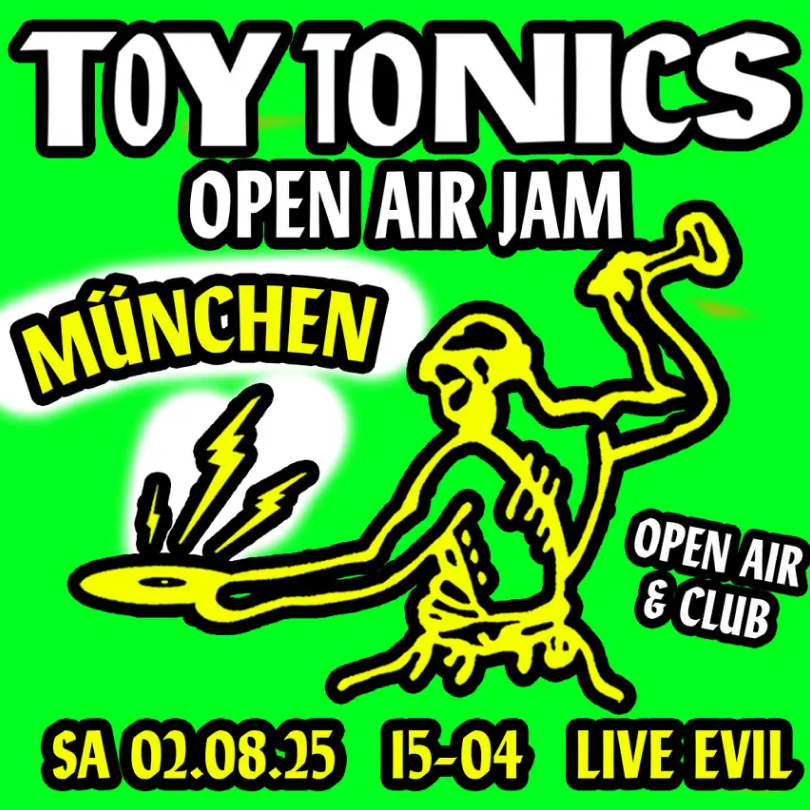 toy tonics jam open air party and disco at live evil